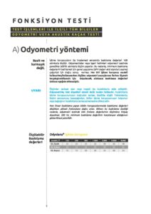 Fonksiyon testi Odyometri ve ALT | OdyoLens